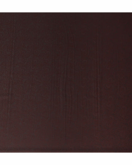 Rich Maroon Premium Italian Blended Wool Jacquard Jacketing Fabric 3.50 Mtrs Length 150 Cms Width Smooth Soft Durable Wrinkle Resistant Luxury Material for Blazers Jackets-D28616 - Regal Fabrics