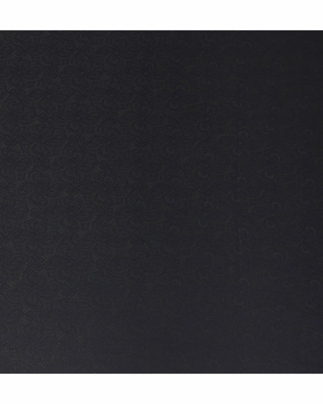 Dark Midnight Blue Premium Italian Blended Wool Jacquard Jacketing Fabric 150 Cms Width Smooth Soft Luxurious Durable Wrinkle Resistant Material for Blazers Jackets-D28619 - Regal Fabrics