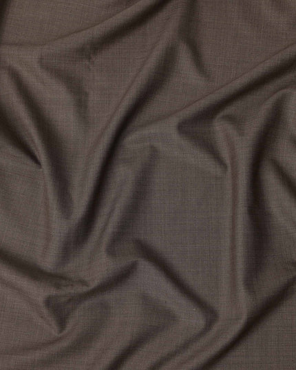 Super 160 Taupe Italian Wool Suiting Fabric 150cm