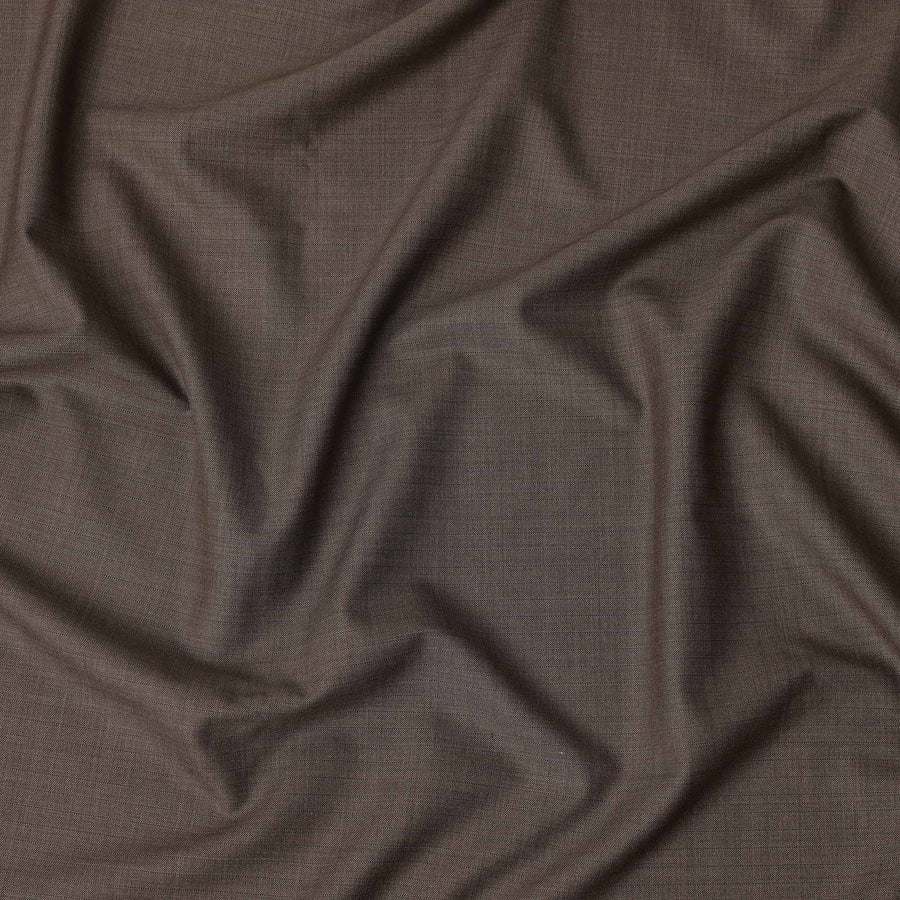Super 160 Taupe Italian Wool Suiting Fabric 150cm