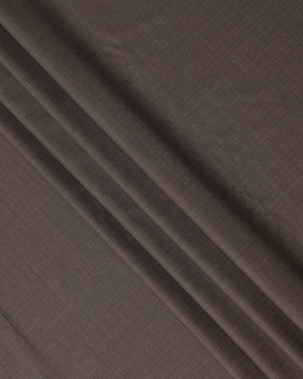 Super 160 Taupe Italian Wool Suiting Fabric 150cm