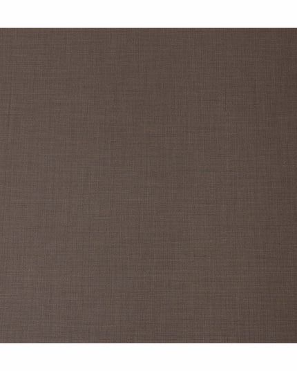 Super 160 Taupe Italian Wool Suiting Fabric 150cm