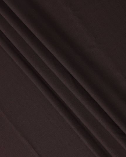Super 150 Chocolate Italian Wool Suiting Fabric 150cm