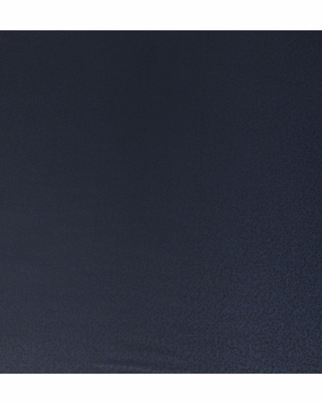 Midnight Navy Premium Italian Blended Wool Jacquard Jacketing Fabric 150 Cms Width Smooth Soft Luxurious Durable Wrinkle Resistant Material for Blazers Jackets-D28614 - Regal Fabrics