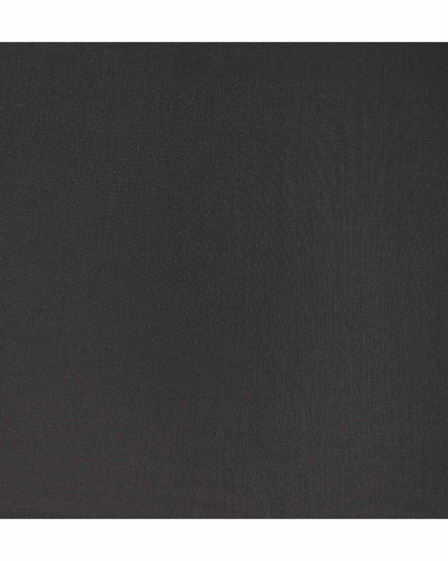 Charcoal Black Premium Italian Blended Wool Jacketing Fabric 150 Cms Width Smooth Soft Luxurious Durable Wrinkle Resistant Material for Blazers Jackets Formal Wear-D28609 - Regal Fabrics