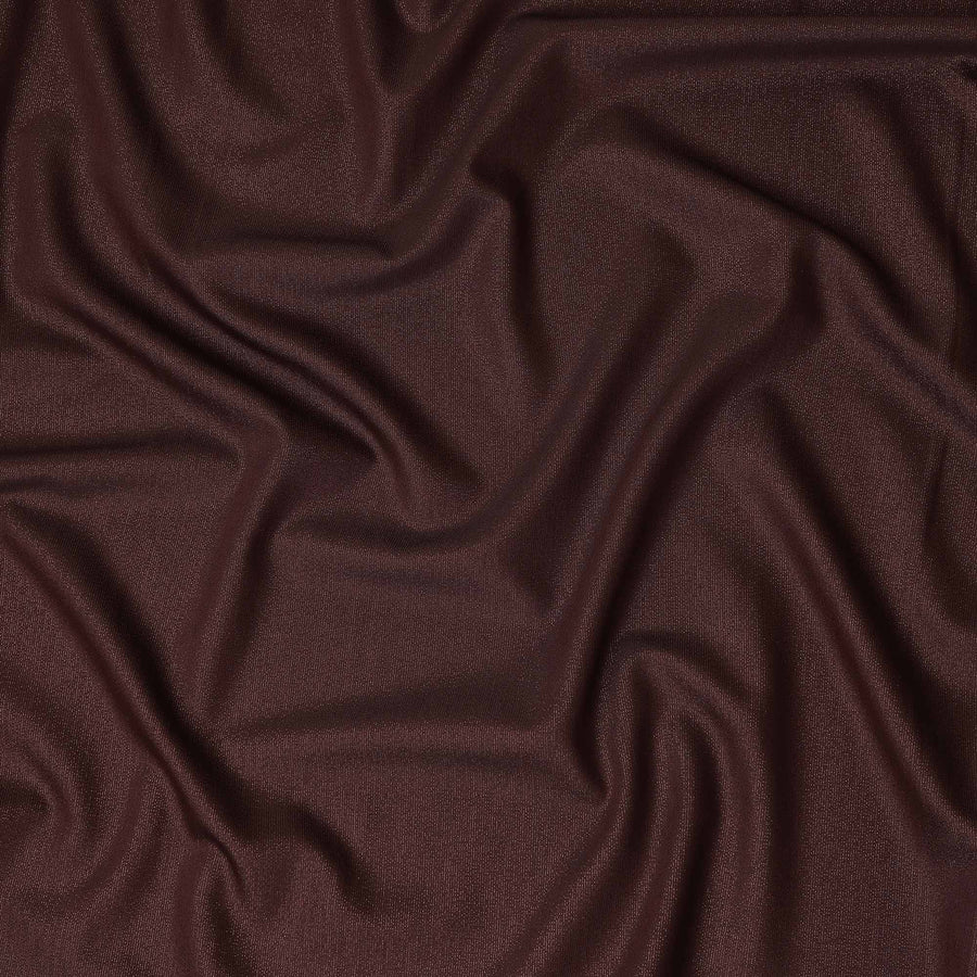 Burgundy Brown Premium Italian Blended Wool Suiting Fabric 150 Cms Width Smooth Soft Luxurious Durable Wrinkle Resistant Material for Jacketing-D28608 - Regal Fabrics