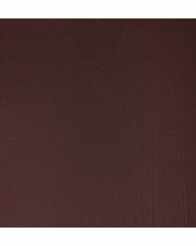 Burgundy Brown Premium Italian Blended Wool Suiting Fabric 150 Cms Width Smooth Soft Luxurious Durable Wrinkle Resistant Material for Jacketing-D28608 - Regal Fabrics