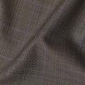 Super 160 Taupe Italian Wool Suiting Fabric 150cm