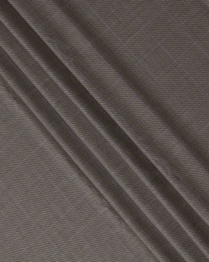 Super 160 Taupe Italian Wool Suiting Fabric 150cm
