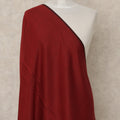 Deep Red Solid Premium Kashmiri Pashmina Shawl 225X110 Cms, Made in India-D27099