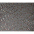 Black Premium Pure French Silk Chiffon Fabric With Metallic Bow Woven Design 110 Cms Width From France-D27238 - Regal Fabrics