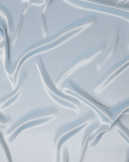 Ice Blue Silk Lame Fabric France 110cm