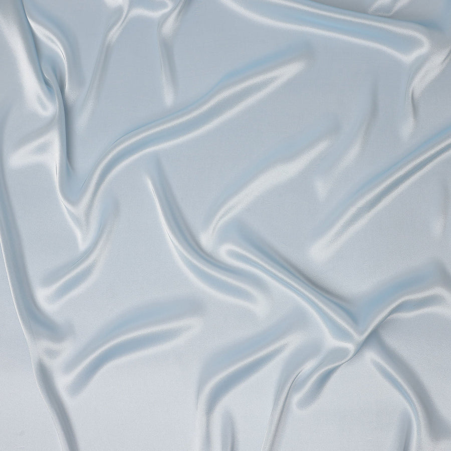 Ice Blue Silk Lame Fabric France 110cm