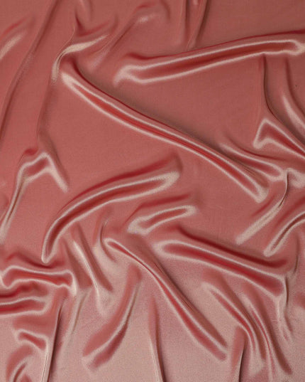 Coral Rose Silk Lame Fabric France 110cm