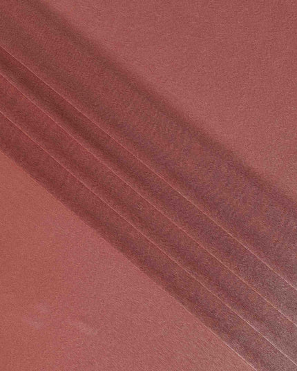 Coral Rose Silk Lame Fabric France 110cm
