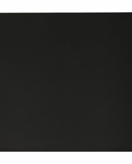 Black Solid Blended Poly Wool Suiting Fabric 150 Cms Width Smooth Soft Durable Wrinkle Resistant Material for Formal Suits Trousers Blazers-D28591 - Regal Fabrics