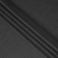 Charcoal Grey Solid Blended Poly Wool Suiting Fabric 150 Cms Width Smooth Soft Durable Wrinkle Resistant Material for Formal Suits Trousers Blazers-D28602 - Regal Fabrics
