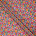 Pink Floral Printed Silk Crepe Fabric Soft Flowing Lightweight Luxurious Material for Dressmaking Sewing Apparel Craft Use 110 Cms Width India Origin-D27296 Regal Fabrics