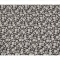 Black Floral Printed Silk Crepe Fabric Soft Flowing Lightweight Luxurious Material for Dressmaking Sewing Apparel Craft Use 110 Cms Width India Origin-D27298 Regal Fabrics