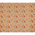 Cream Floral Printed Silk Crepe Fabric Soft Flowing Lightweight Luxurious Material for Dressmaking Sewing Apparel Craft Use 110 Cms Width India Origin-D27299 Regal Fabrics