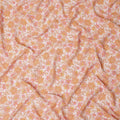 Blush Pink Floral Printed Silk Crepe Fabric Soft Flowing Lightweight Luxurious Material for Dressmaking Sewing Apparel Craft Use 110 Cms Width India Origin-D27301 Regal Fabrics
