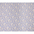 Purple Floral Pure Silk Crepe Fabric 110cm - 1357089