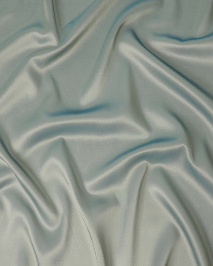 Aqua Blue Pure Silk Lame Fabric 110cm Korea
