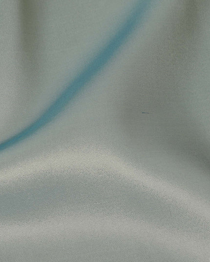 Aqua Blue Pure Silk Lame Fabric 110cm Korea