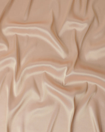 Nude Peach Plain Silk Lame Fabric 110cm