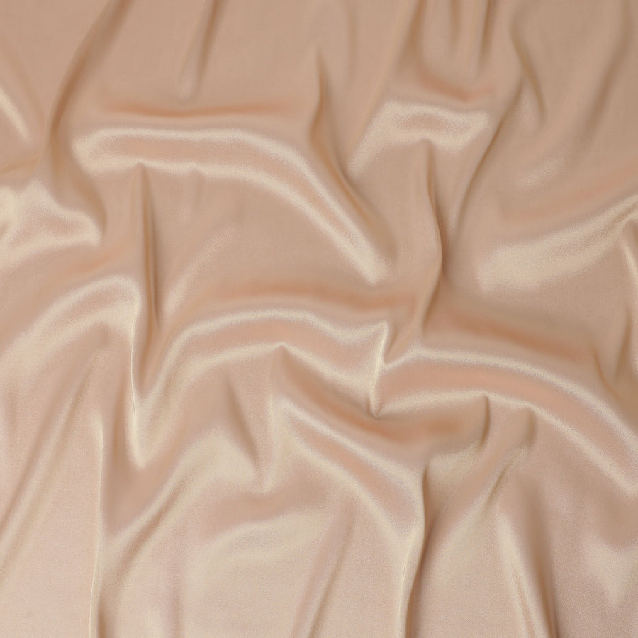 Nude Peach Plain Silk Lame Fabric 110cm