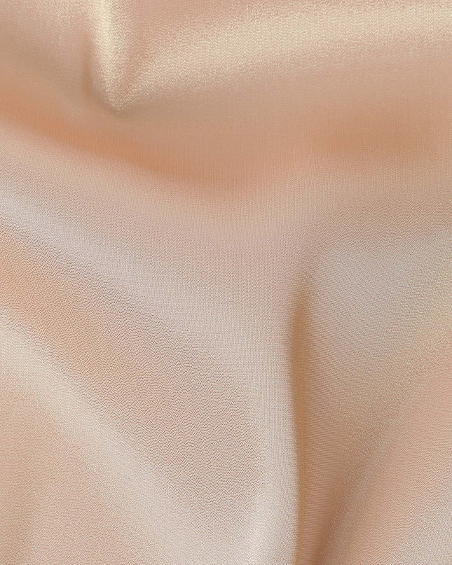 Nude Peach Plain Silk Lame Fabric 110cm