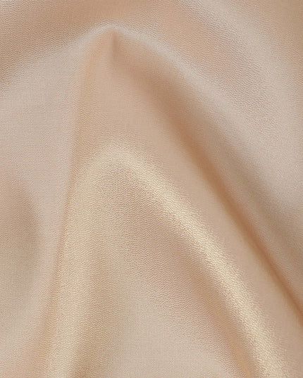 Champagne Blush Pure Silk Lame Fabric 110cm Korea