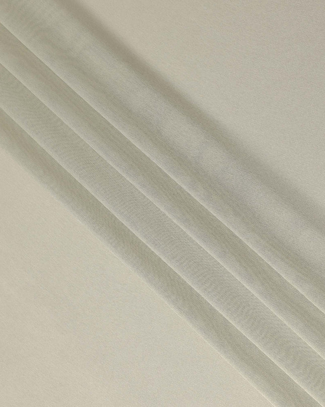 Off White Pure Silk Lame Fabric 110cm Korea