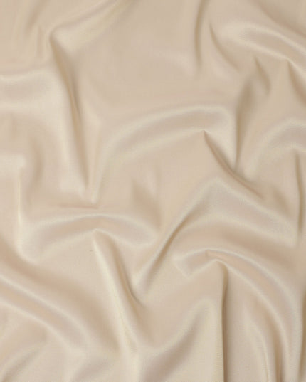Ivory Cream Pure Silk Lame Fabric 110cm Korea
