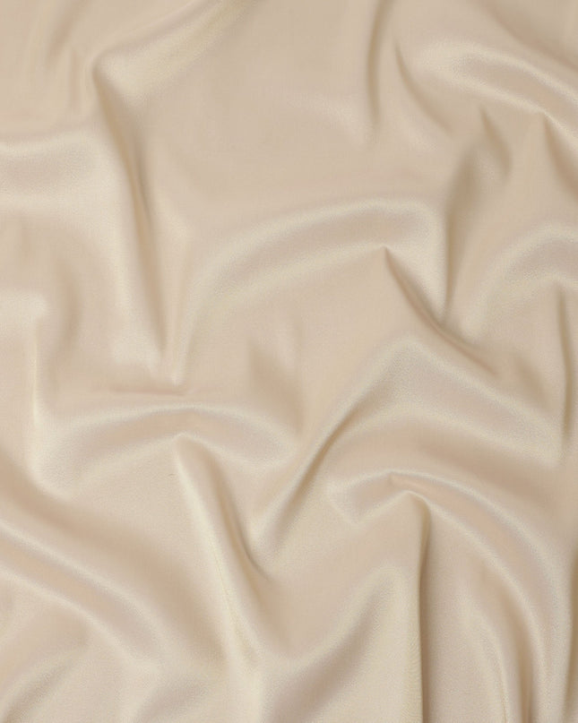 Ivory Cream Pure Silk Lame Fabric 110cm Korea