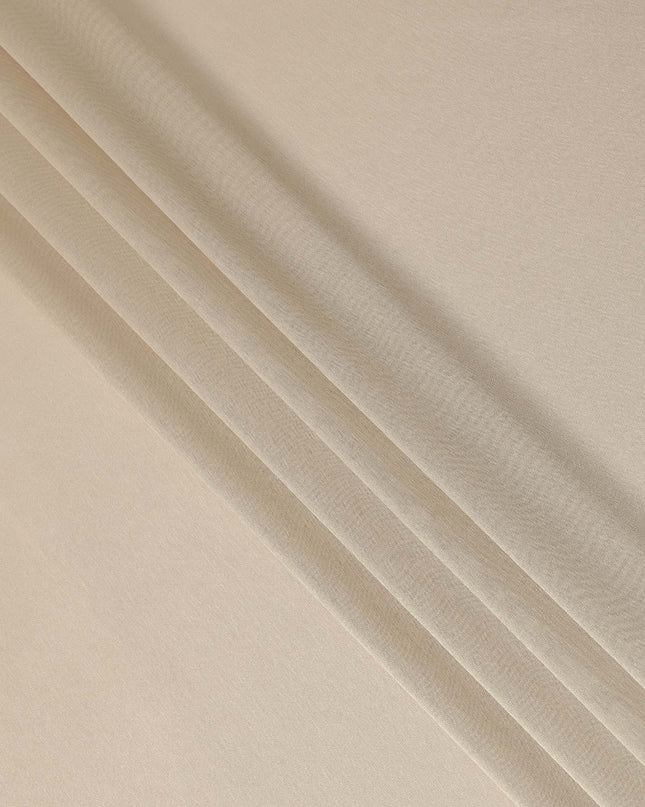 Ivory Cream Pure Silk Lame Fabric 110cm Korea