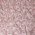 Dusty Blush Pink Floral Viscose Digital Print Fabric 110cm