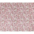 Dusty Blush Pink Floral Viscose Digital Print Fabric 110cm