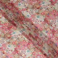 Rose Coral Pink Paisley Viscose Digital Print Fabric 110cm