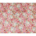 Rose Coral Pink Paisley Viscose Digital Print Fabric 110cm