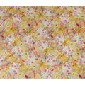 Golden Mustard Yellow Paisley Viscose Digital Print Fabric