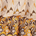 Light Peach Abstract Premium Pure Swiss 100% Cotton Voile Embroidered Traditional Sudanese Thobe 4.5 Mtrs 140cm Swiss Quality - D30304