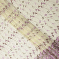Cream Abstract Premium Pure Swiss 100% Cotton Voile Embroidered Traditional Sudanese Thobe 4.5 Mtrs 140cm Swiss Quality - D30302