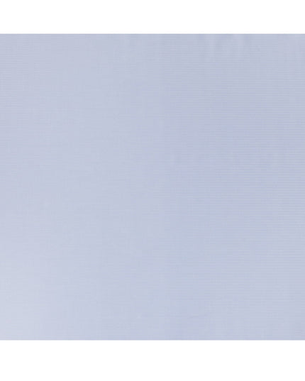 Powder Blue Herringbone Textured Solid Premium Italian Cotton Shirting Fabric, 150 Cms, Italy-D27059