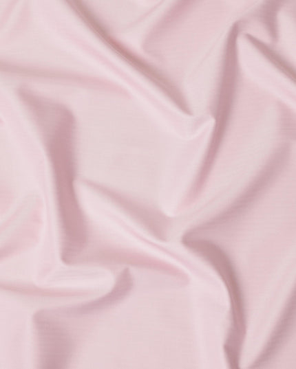 Soft Blush Pink Herringbone Texture Premium Italian Cotton Shirting Fabric, Elegant Woven Pattern, 150 Cms Width, Italy-D27055