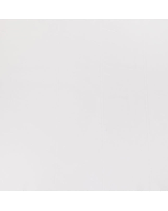 Bright White Solid Plain Premium Italian Cotton Shirting Fabric, Smooth Finish, 150 Cms Width, Italy-D27043