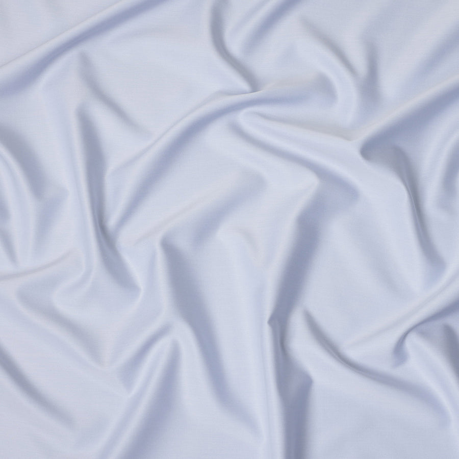 Light Blue Solid Plain Premium Italian Cotton Shirting Fabric, Smooth Finish, 150 Cms Width, Italy-D27035