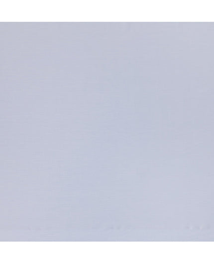 Sky Blue Solid Plain Premium Italian Cotton Shirting Fabric, Smooth Finish, 150 Cms Width, Italy-D27036