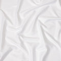 Pure White Fine Texture Premium Italian Cotton Shirting Fabric, Subtle Ribbed Weave, 150 Cms Width, Italy-D27053