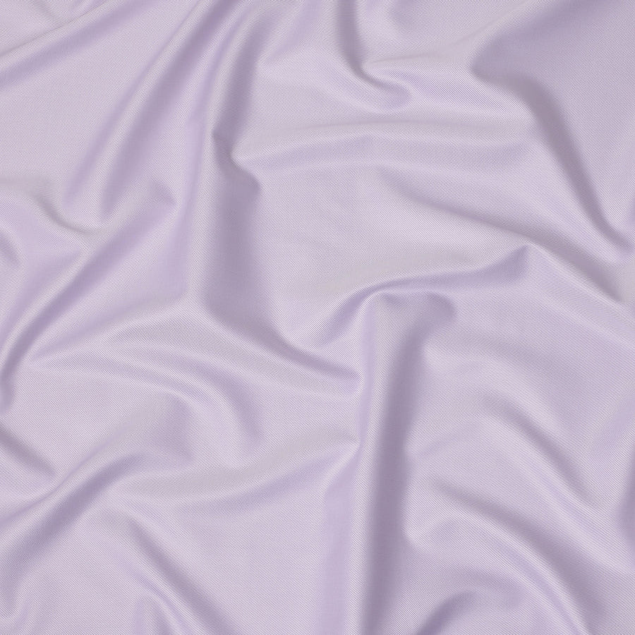 Lavender Fine Texture Premium Italian Cotton Shirting Fabric, Subtle Ribbed Weave, 150 Cms Width, Italy-D27047